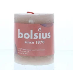 Bolsius Rustiekkaars shine 80/68 misty pink