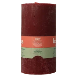 Bolsius Rustiekkaars shine 130/68 velvet red