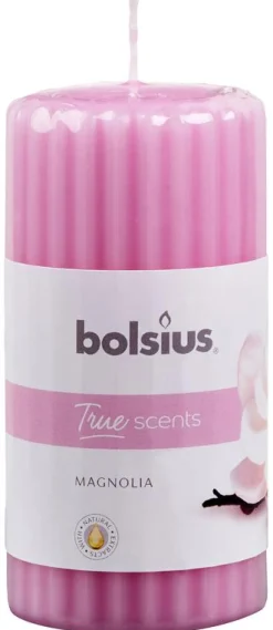 Bolsius True Scents stompkaars geur 120/58 magnolia
