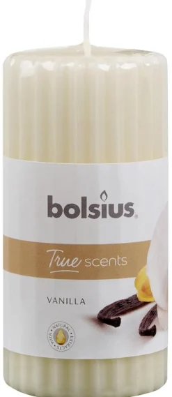 Discount Bolsius True Scents stompkaars geur 120/58 vanilla