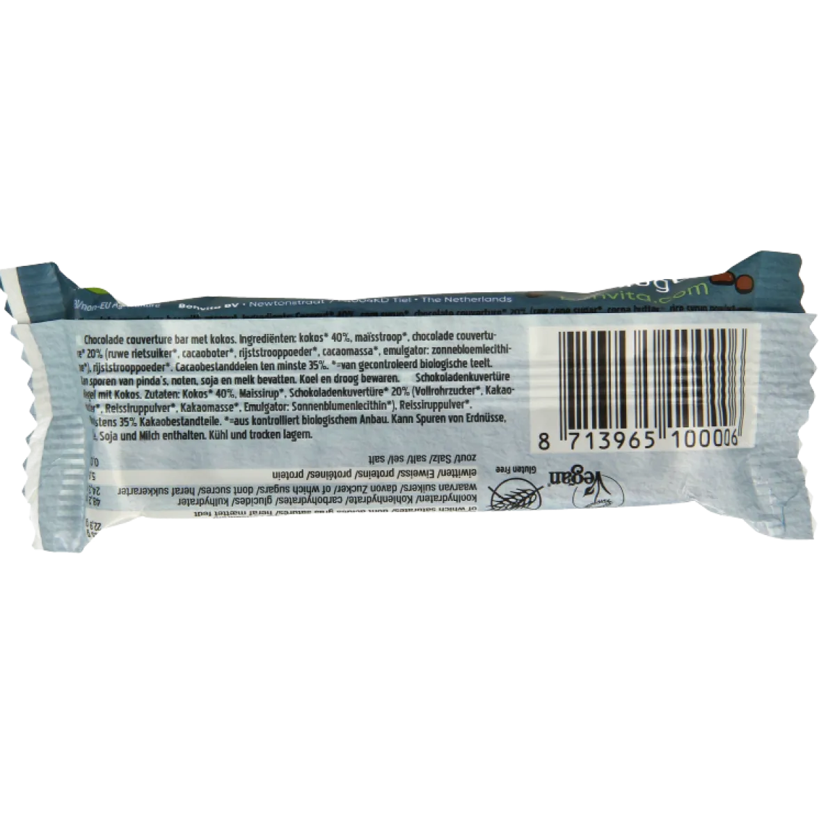 Hot Bonvita Bonbarr choco cocosbar melk bio