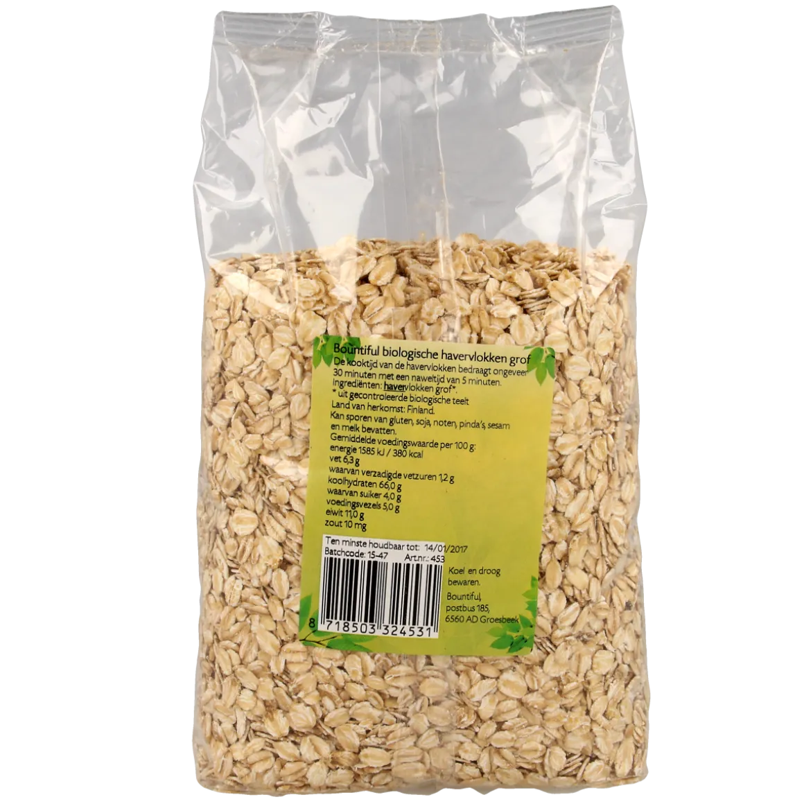 Bountiful Havervlokken grof bio