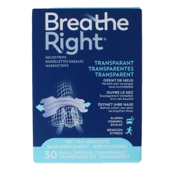 Breathe Right Neusstrips clear