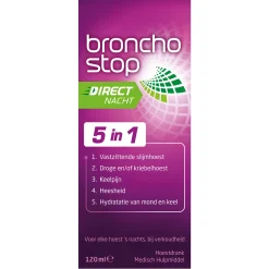 Bronchostop Hoestdrank direct nacht 5 in 1