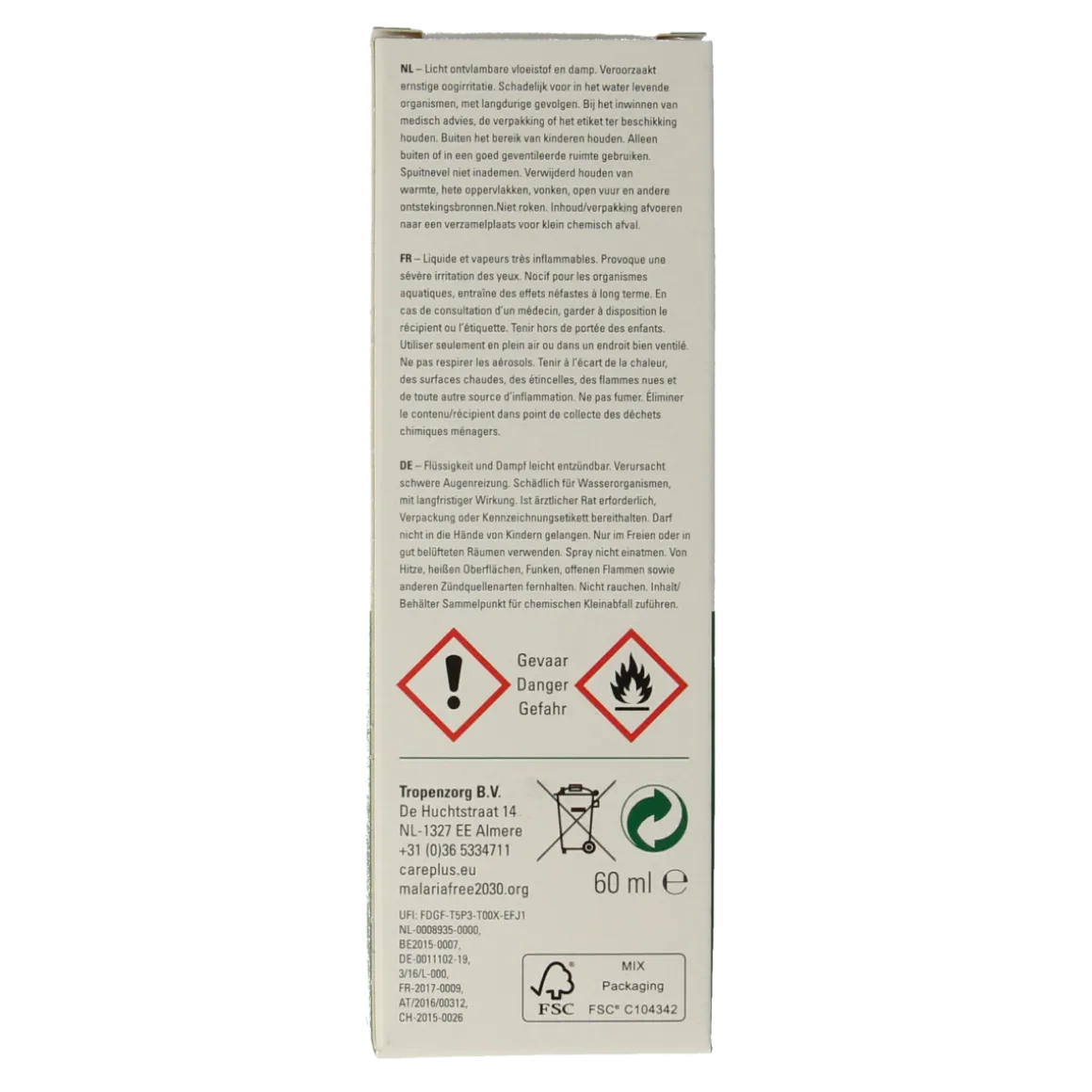 Care Plus Deet spray 40%