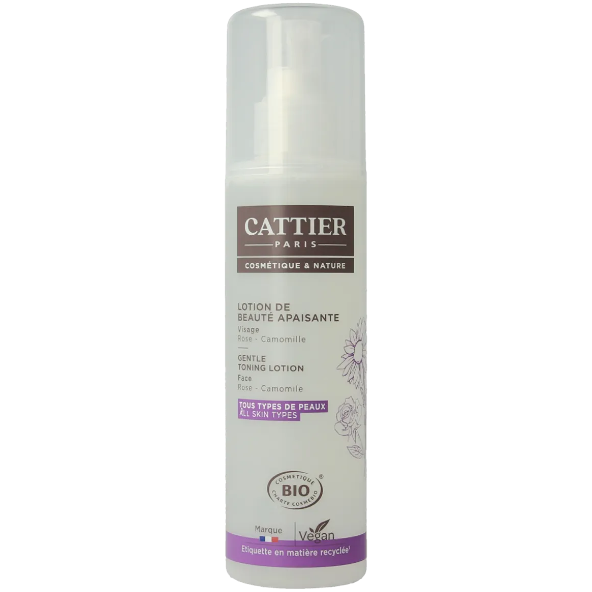 Cattier Kalmerende lotion rose chamomile