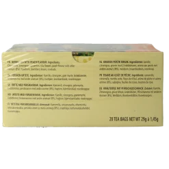 Celestial Season Sleepytime peach herb tea