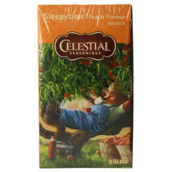 Celestial Season Sleepytime peach herb tea