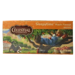 Celestial Season Sleepytime peach herb tea