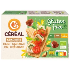 New Cereal Cracker rijst kastanje bio