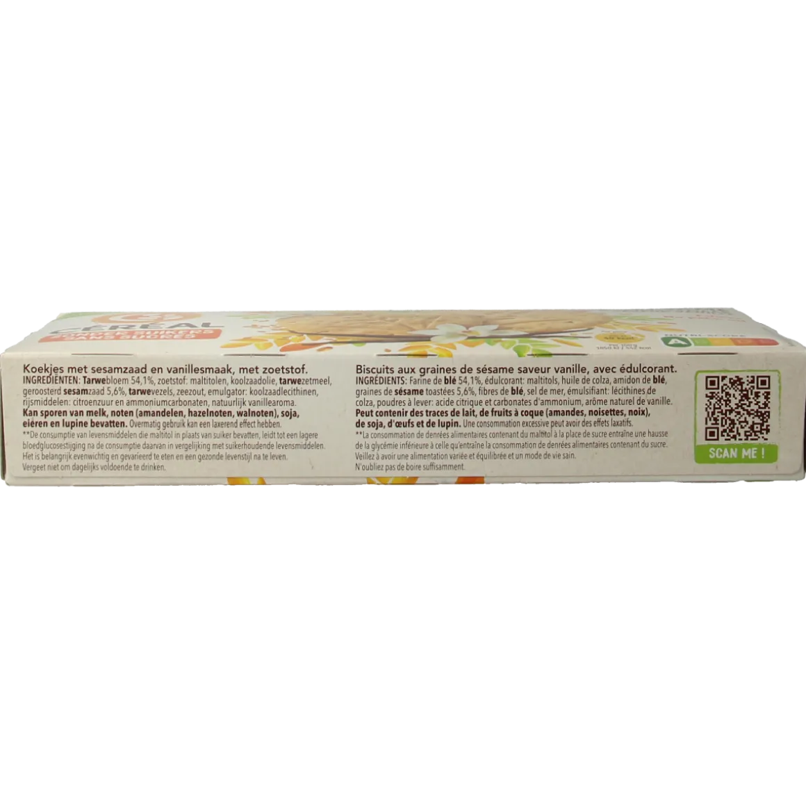 Cereal Sesam vanille koek