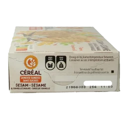 Cereal Sesam vanille koek