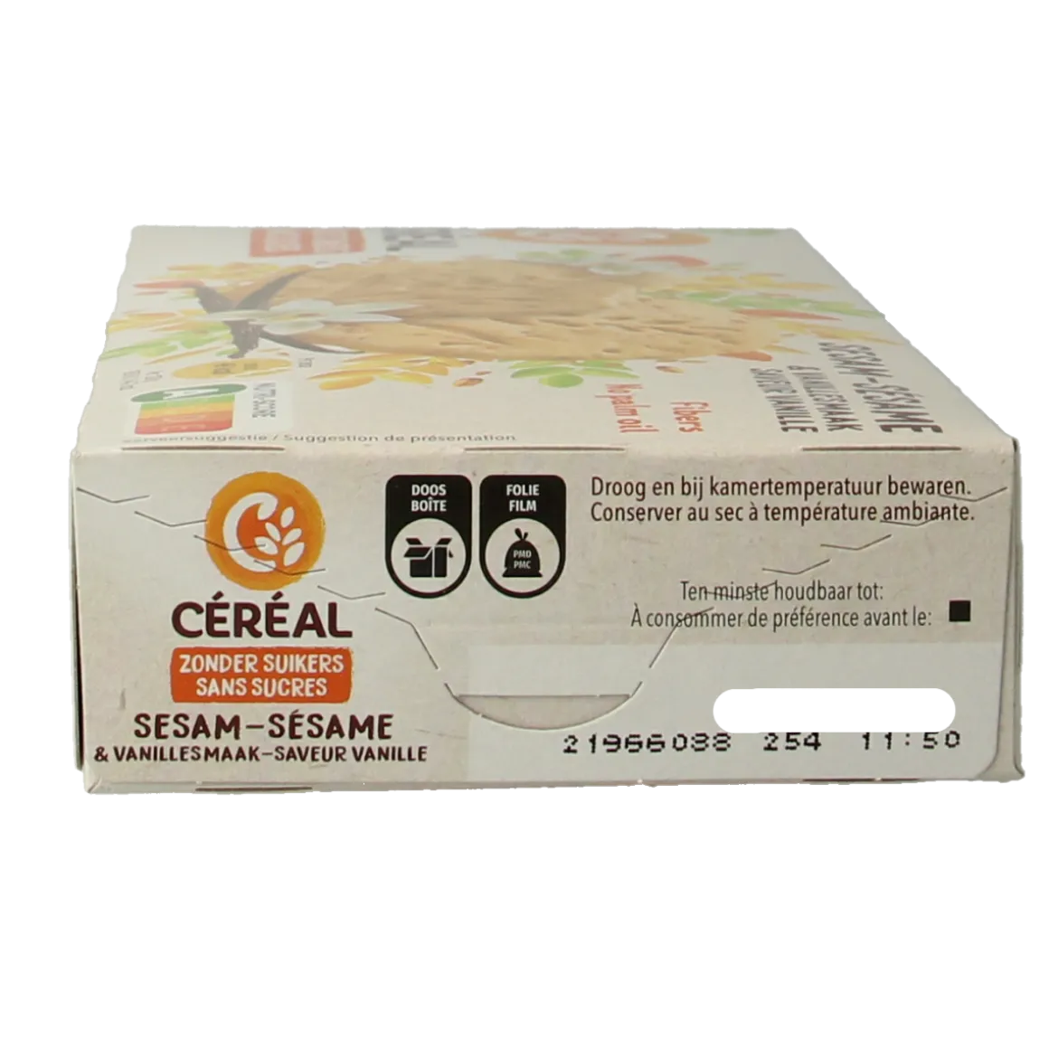 Cereal Sesam vanille koek