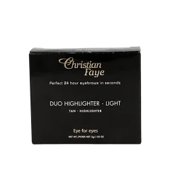 Sale Christian Faye Eyebrow make up duo highlighter light