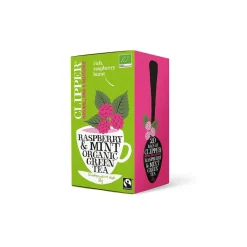 New Clipper Framboos mint green tea bio