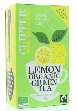 Hot Clipper Green tea lemon bio