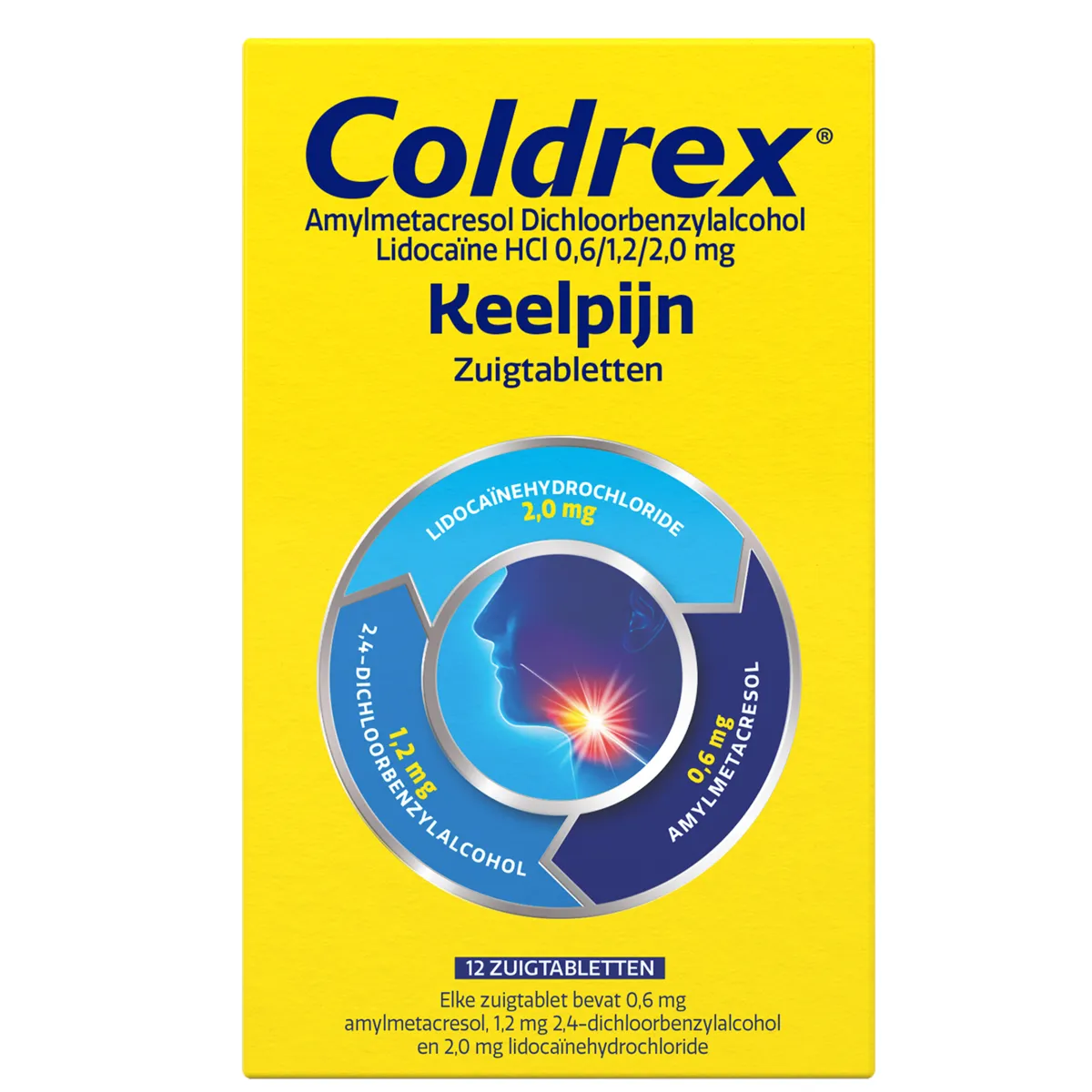 Online Coldrex Keeltablet zuigtablet