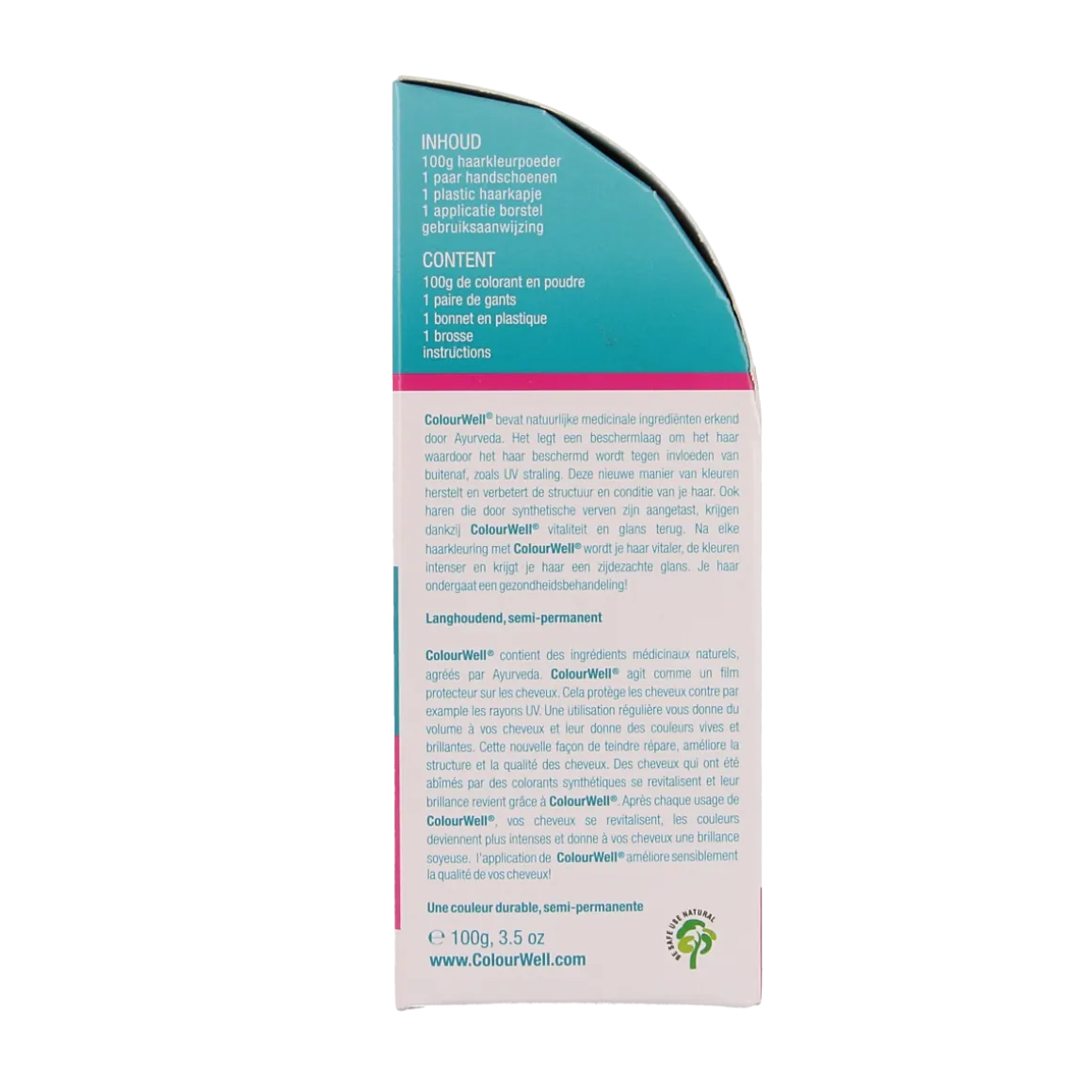 Colourwell 100% Natuurlijke haarkleuring mild zwart