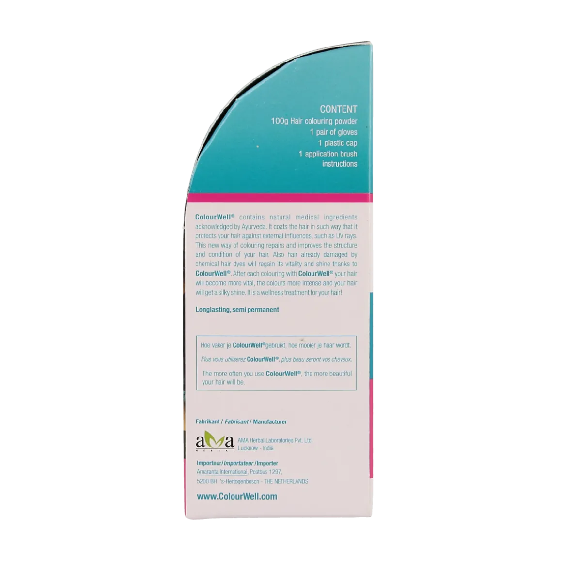 Colourwell 100% Natuurlijke haarkleuring mild zwart
