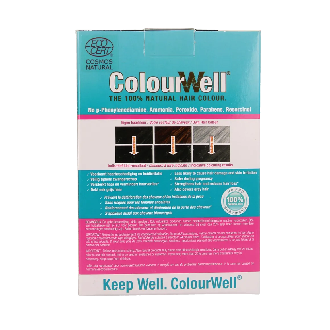 Colourwell 100% Natuurlijke haarkleuring mild zwart