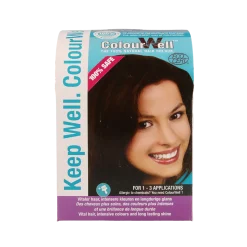 Discount Colourwell 100% Natuurlijke haarkleur donker kastanje bruin