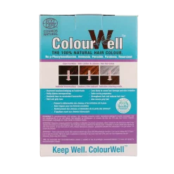 Discount Colourwell 100% Natuurlijke haarkleur donker kastanje bruin