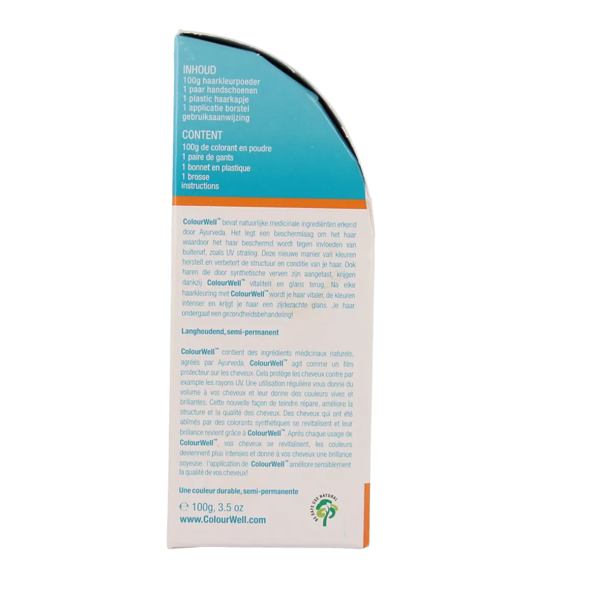 Colourwell 100% Natuurlijke haarkleur koper rood