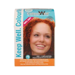 Colourwell 100% Natuurlijke haarkleur koper rood