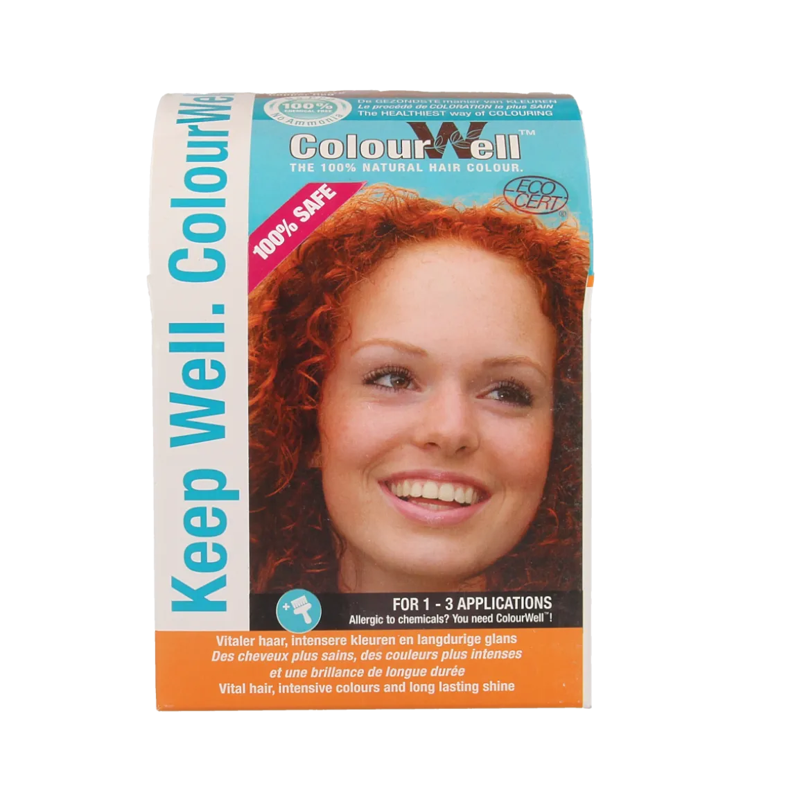Colourwell 100% Natuurlijke haarkleur koper rood