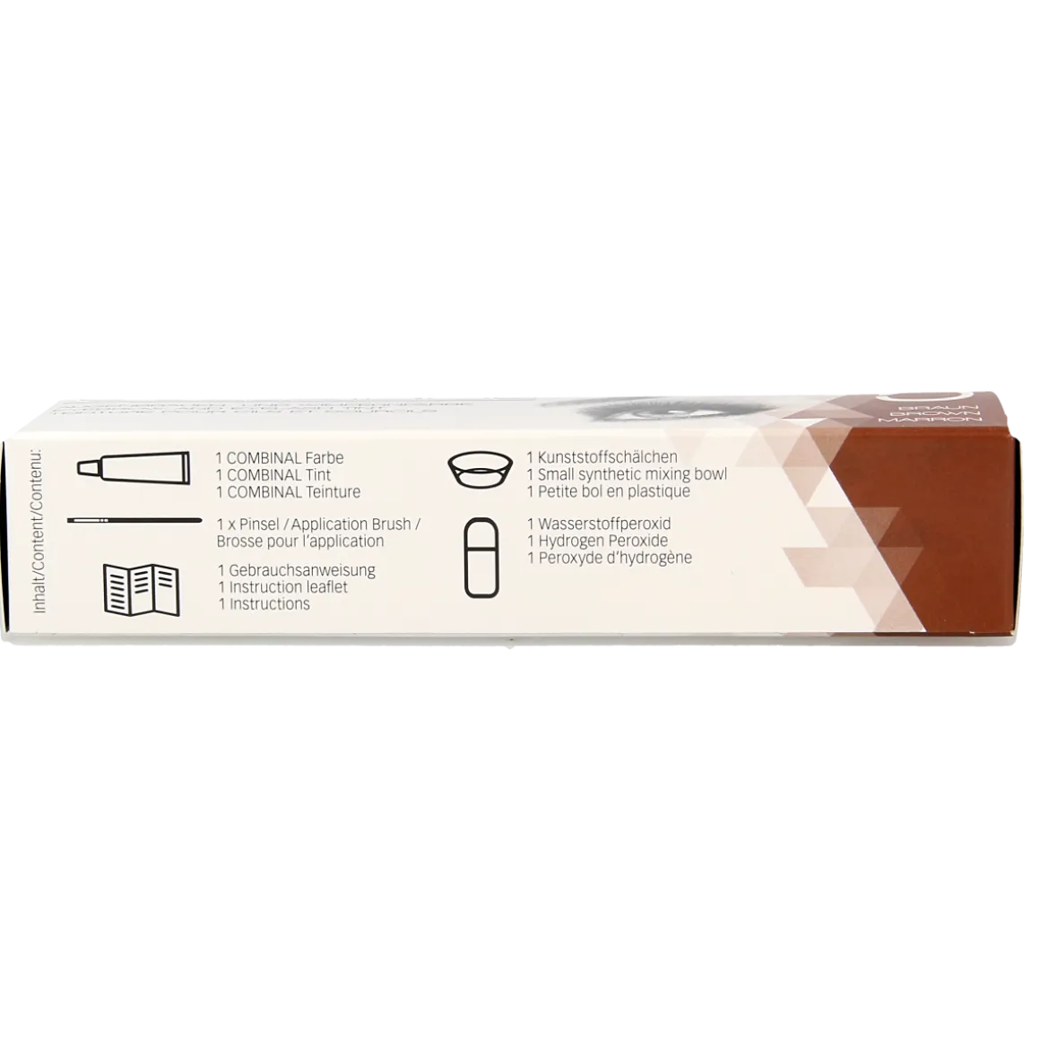 Combinal Wenkbrauwen wimperverf kit bruin