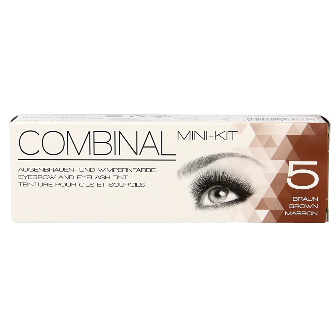 Combinal Wenkbrauwen wimperverf kit bruin