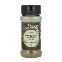 Cook Zwarte peper gemalen bio