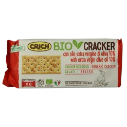 New Crich Crackers olijfolie met zout rood bio