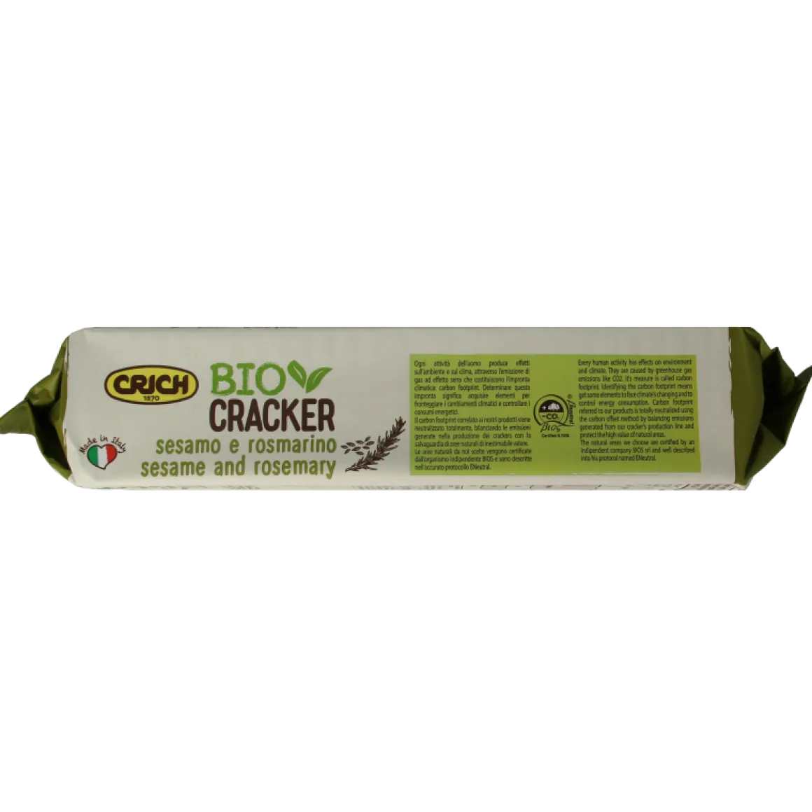 Crich Crackers sesam rozemarijn bio