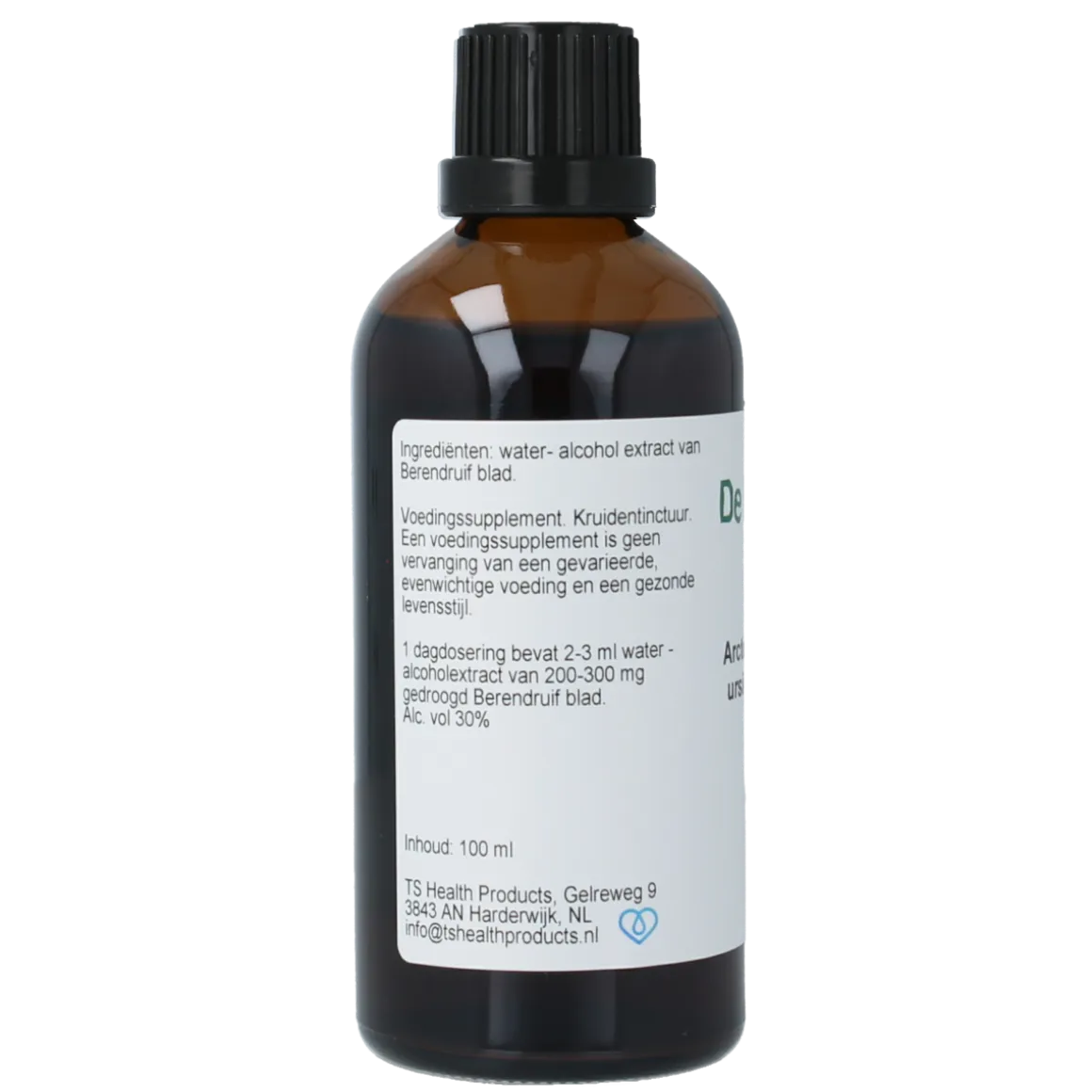 Cruydhof Arctostaphylus uva ursi/berendruif tinctuur
