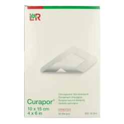 Hot Curapor Wondpleister 10 x 15cm steriel