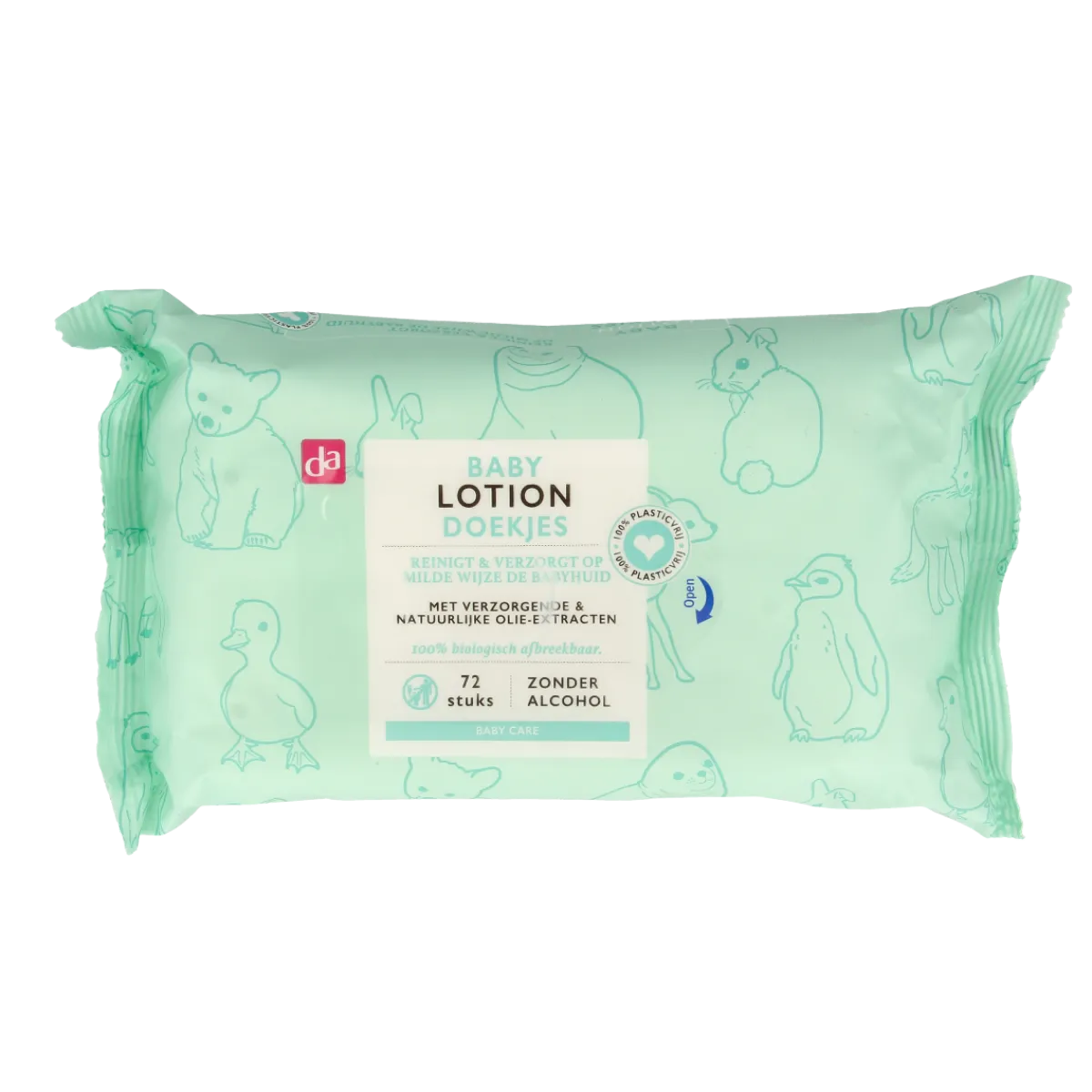Hot DA Baby doekjes lotion