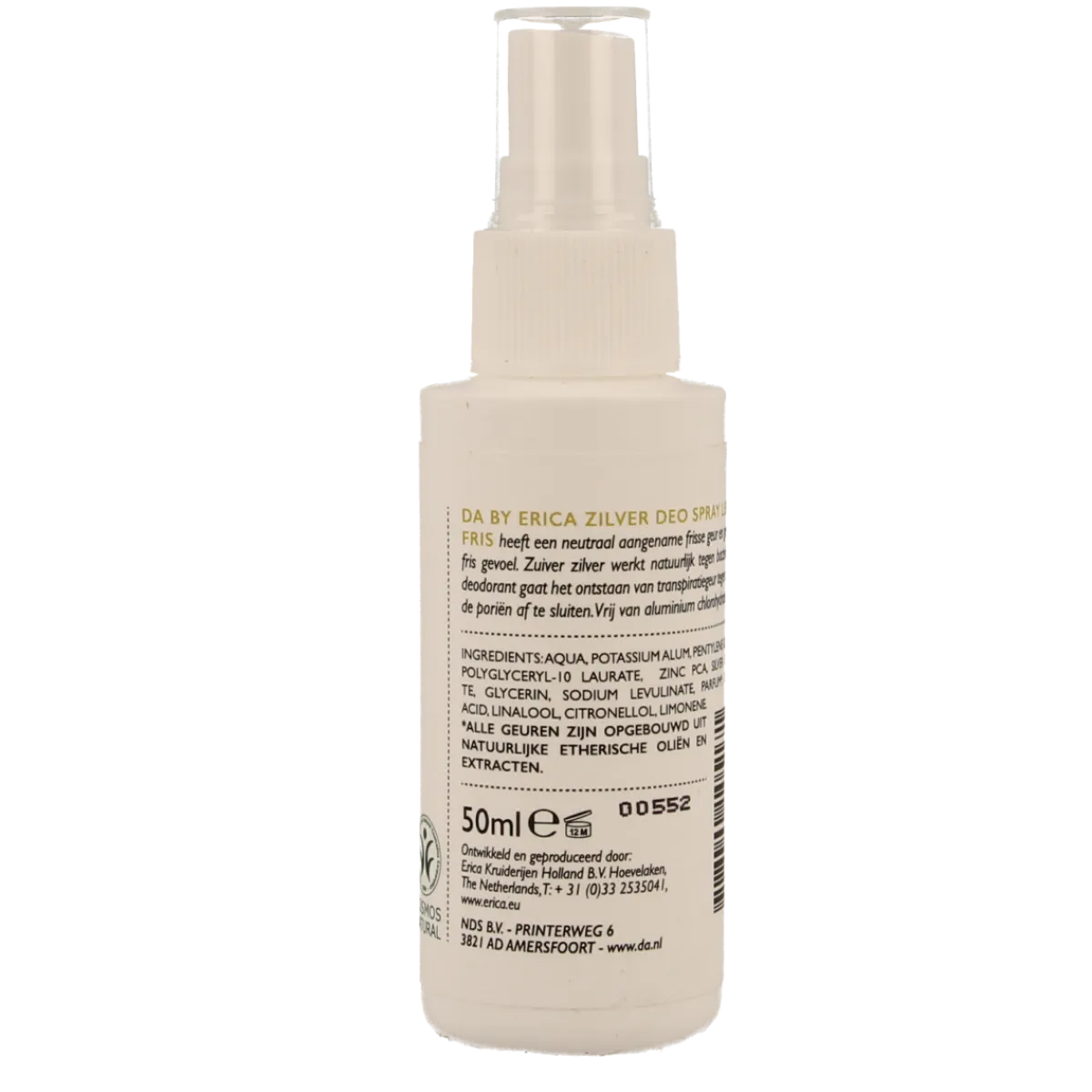 Hot DA by Erica Zilver deodorant spray lente fris