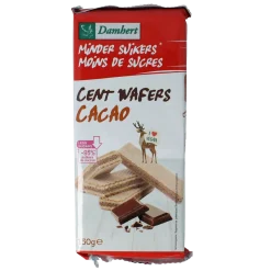 Clearance Damhert Centwafers chocolade low carb