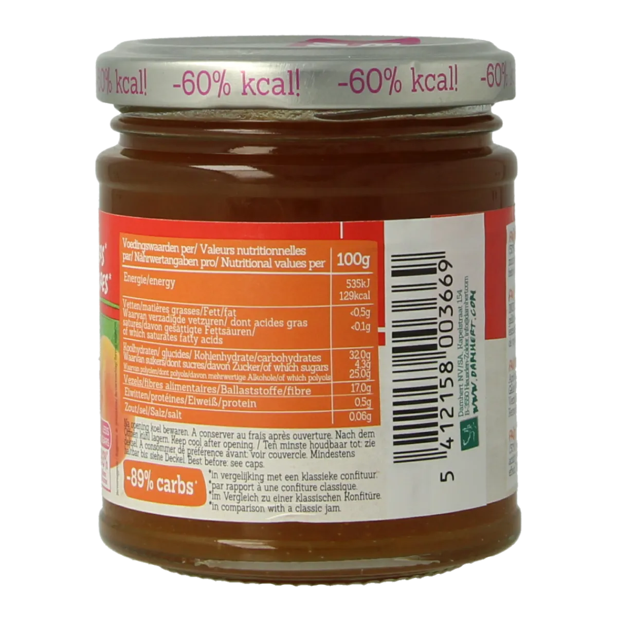 Best Damhert Confituur abrikoos low carb