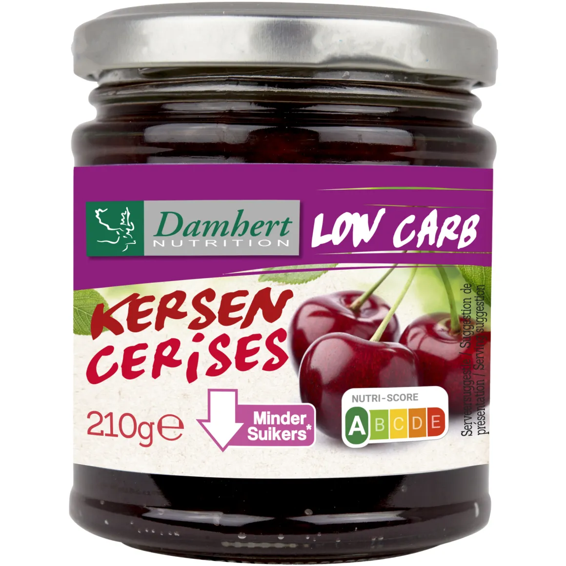 Damhert Confituur kers low carb