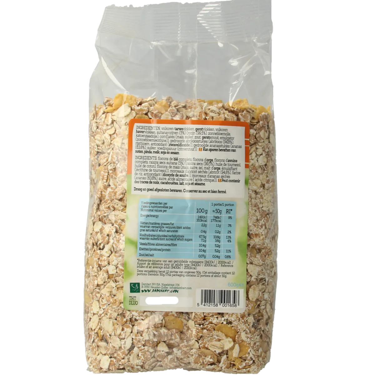 Online Damhert Fibre fit muesli
