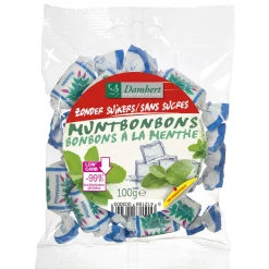 Damhert Muntbonbons zonder suiker