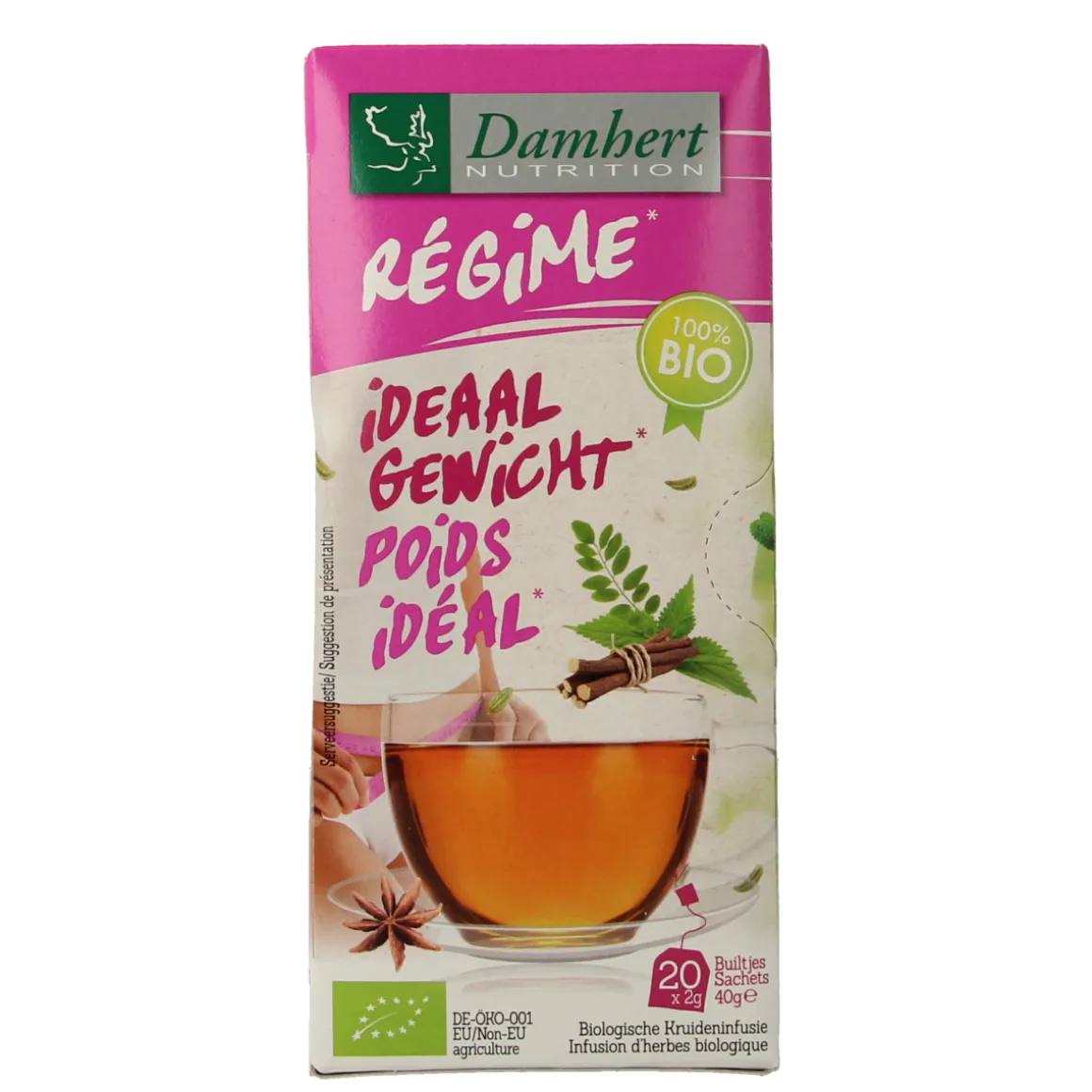 Damhert Tea time ideaal gewicht thee bio