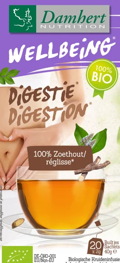 Damhert Tea time zoethout thee bio