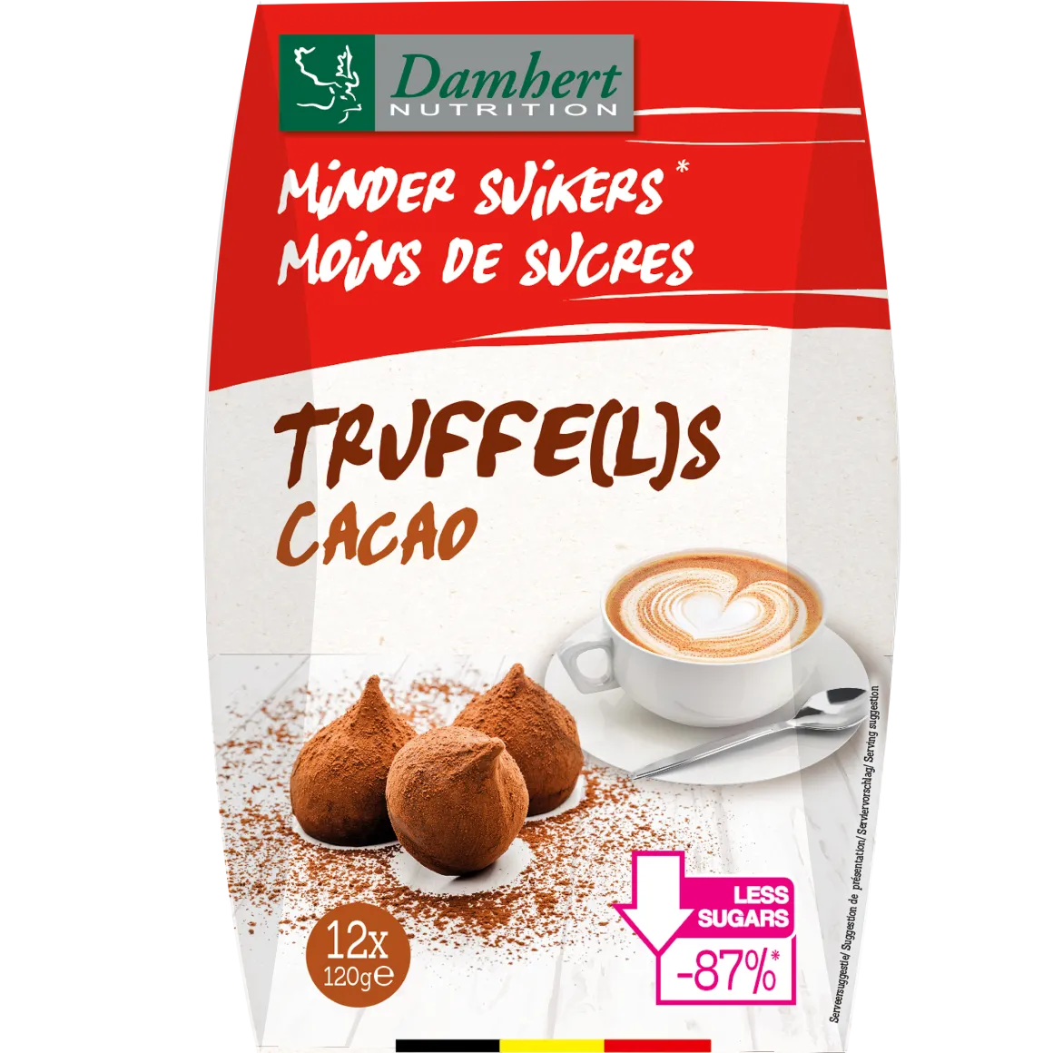 Damhert Truffels minder suiker