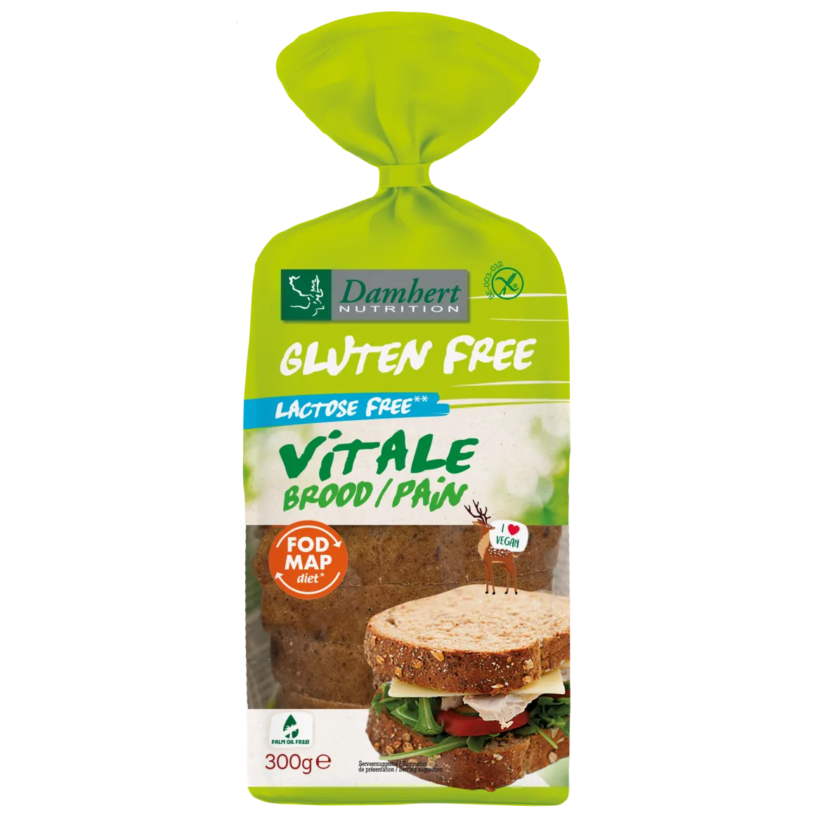 Damhert Vitale brood glutenvrij