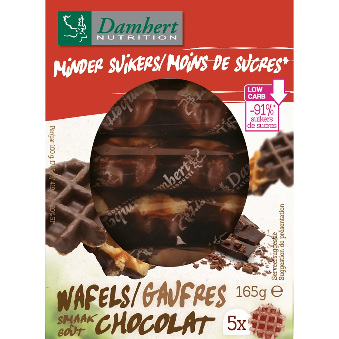 Damhert Wafel chocoladesmaak