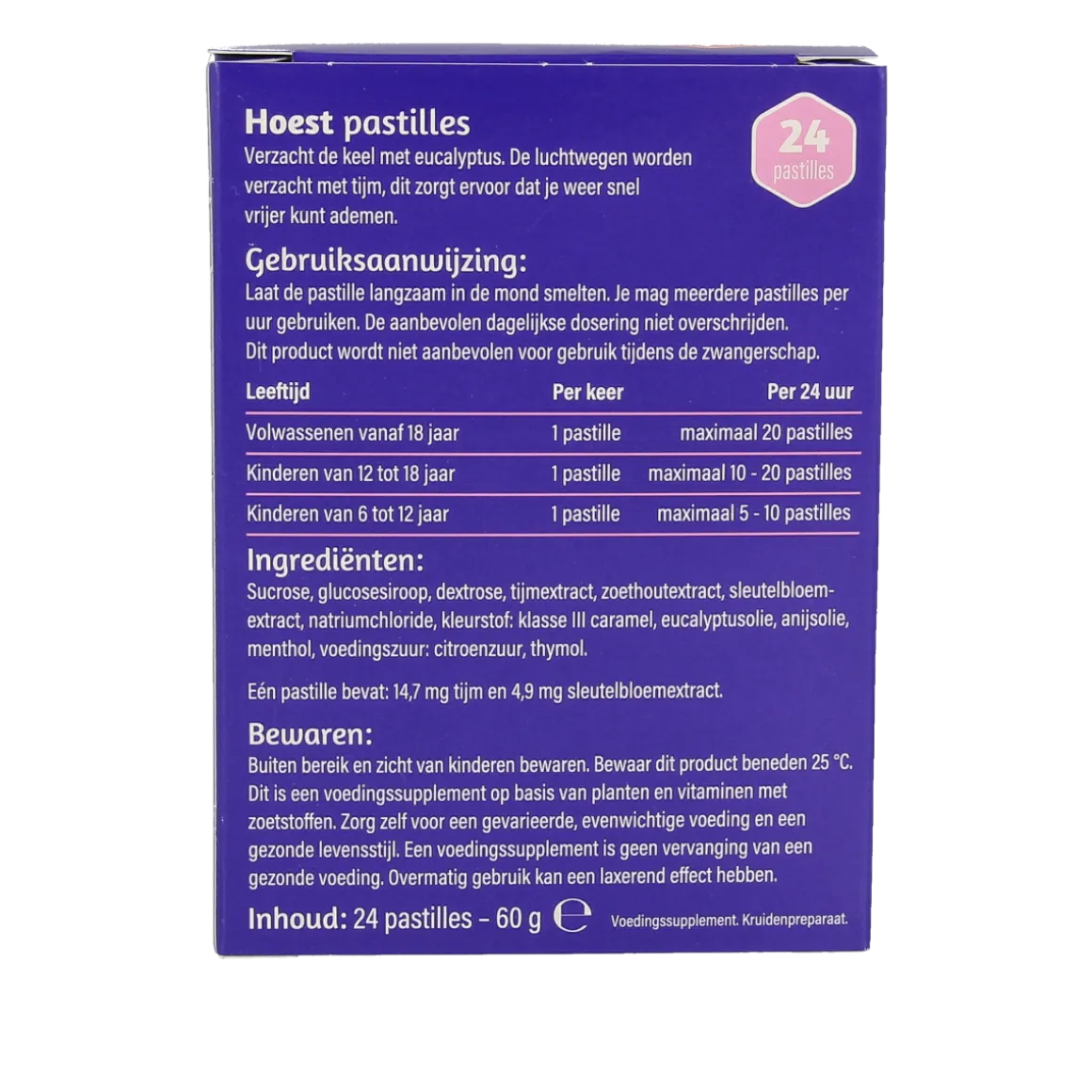 Dampo Hoestpastilles thijm/sleutelbloem