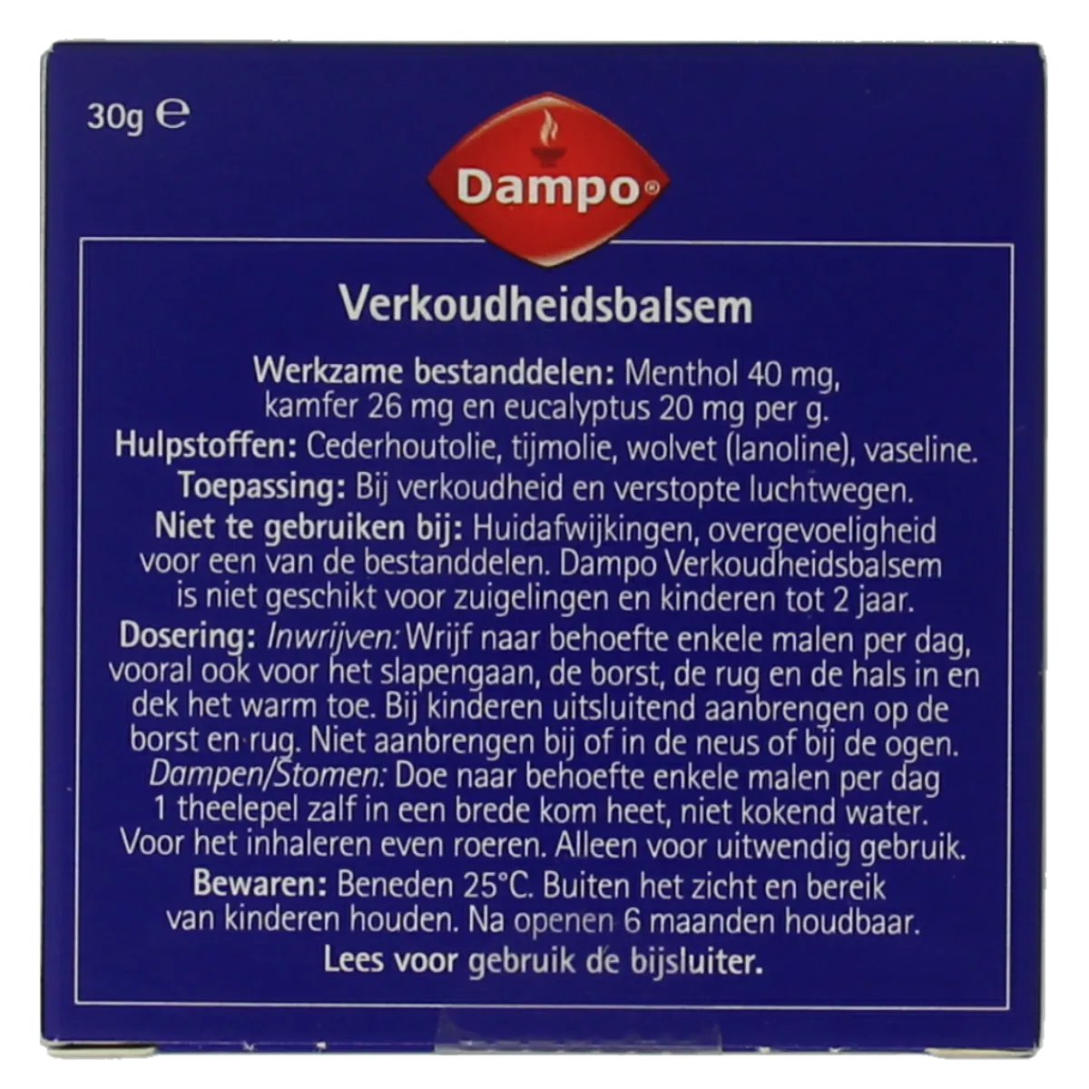 Discount Dampo Verkoudheidsbalsem